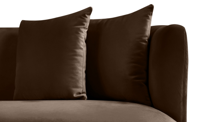 Meridian Furniture Alder 2-Seater Velvet Upholstered Loveseat