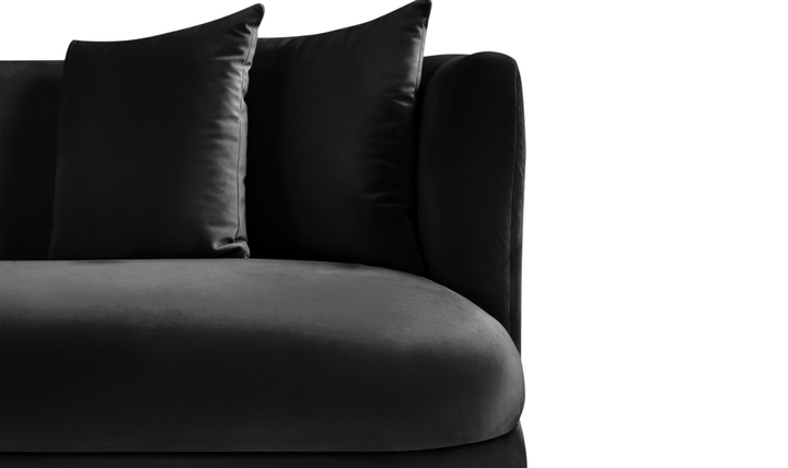 Meridian Furniture Alder 2-Seater Velvet Upholstered Loveseat