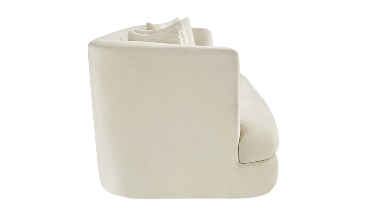 Meridian Furniture Alder 2-Seater Velvet Upholstered Loveseat
