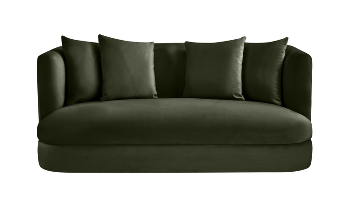 Meridian Furniture Alder 2-Seater Velvet Upholstered Loveseat