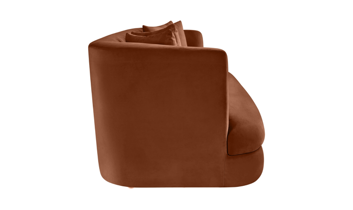 Meridian Furniture Alder 2-Seater Velvet Upholstered Loveseat