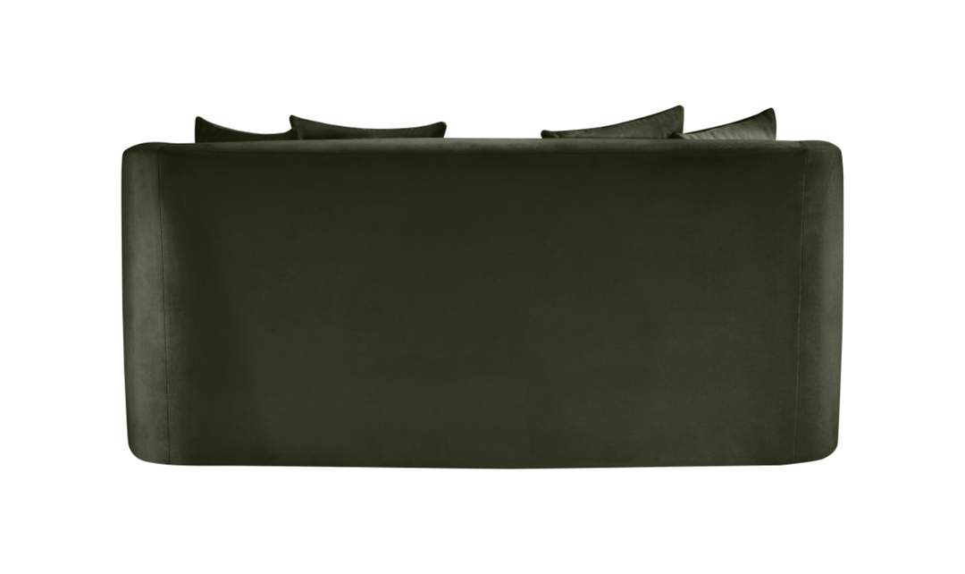 Meridian Furniture Alder 2-Seater Velvet Upholstered Loveseat