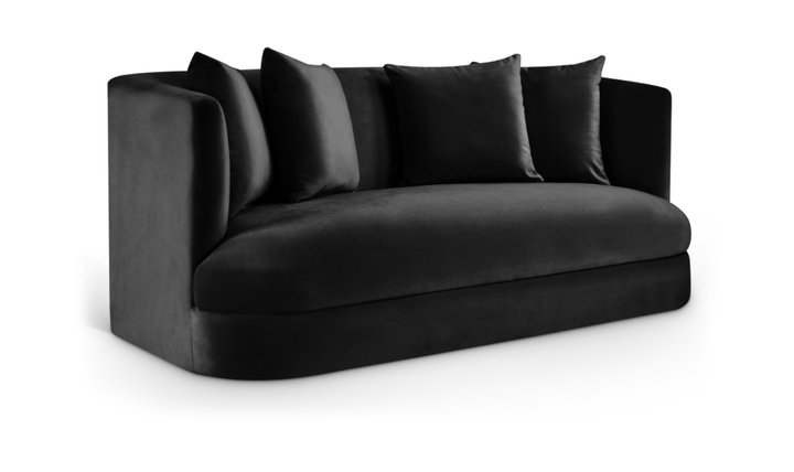 Meridian Furniture Alder 2-Seater Velvet Upholstered Loveseat-Jennifer Furniture