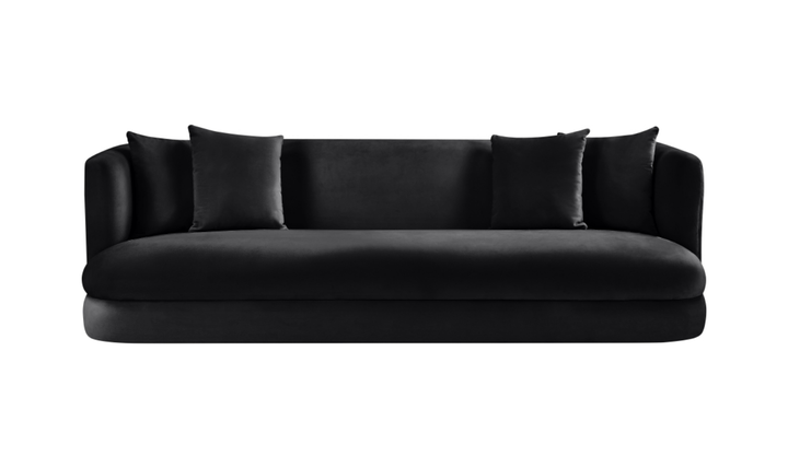 Meridian Furniture Alder 3-Seater Velvet Upholstered Sofa