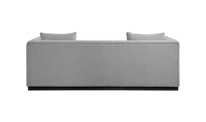 Meridian Furniture Alfie 3-Seater Linen Textured Fabric Sofa