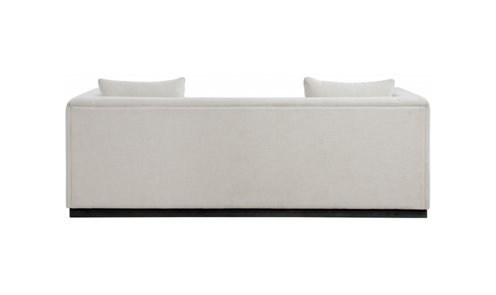 Meridian Furniture Alfie 3-Seater Linen Textured Fabric Sofa