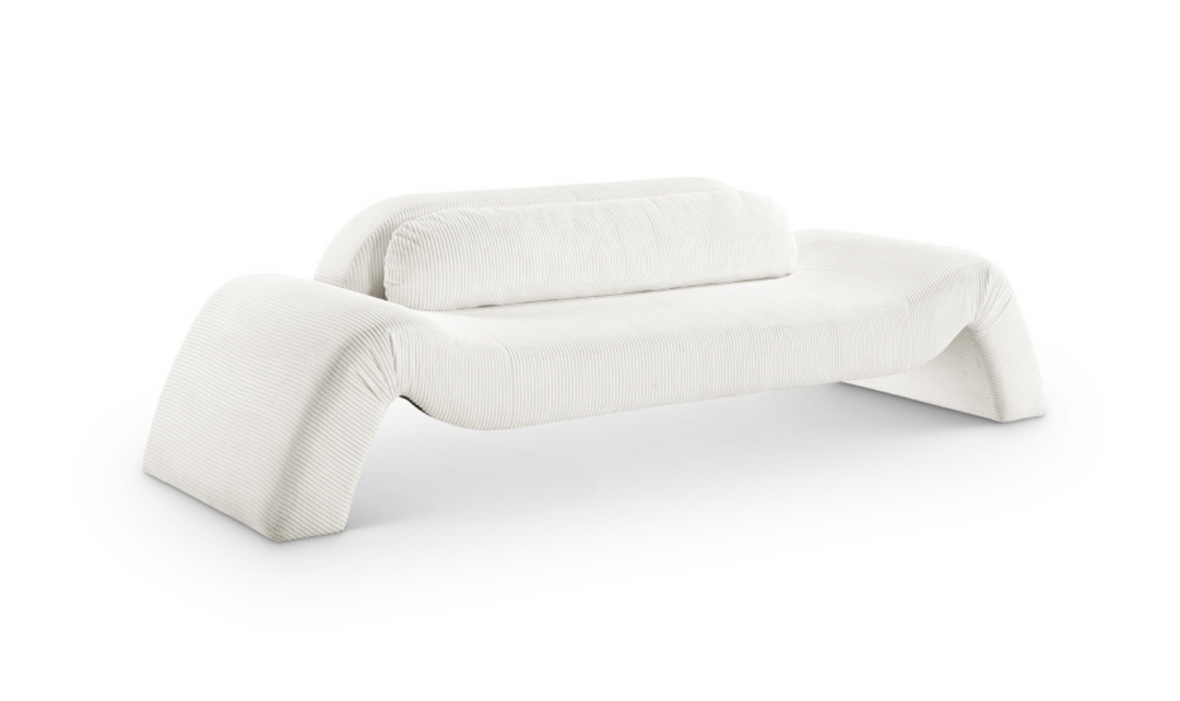 Meridian Furniture Austin Corduroy Fabric Upholstered Sofa
