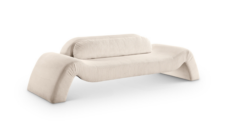 Meridian Furniture Austin Corduroy Fabric Upholstered Sofa