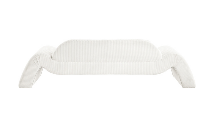 Meridian Furniture Austin Corduroy Fabric Upholstered Sofa