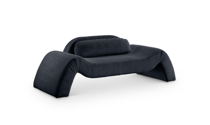 Meridian Furniture Austin Corduroy Fabric Upholstered Loveseat