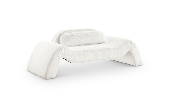 Meridian Furniture Austin Corduroy Fabric Upholstered Loveseat
