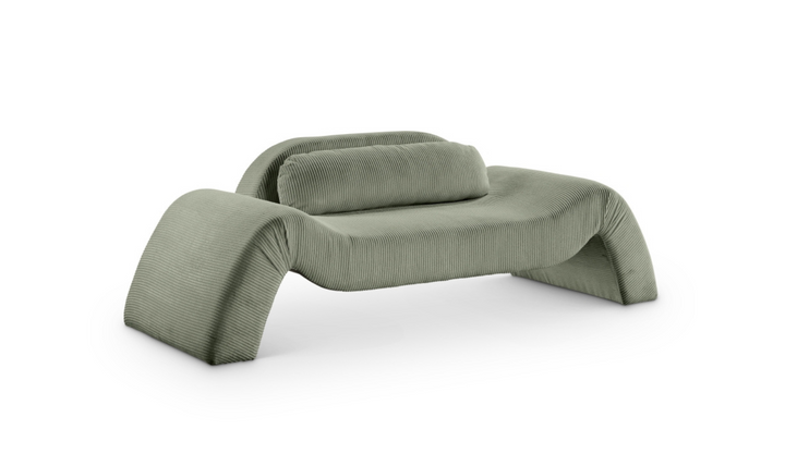 Meridian Furniture Austin Corduroy Fabric Upholstered Loveseat