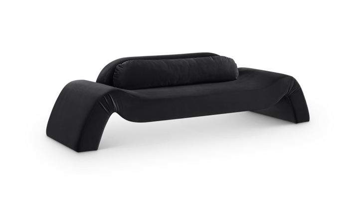 Meridian Furniture Austin Velvet Fabric Upholstered Sofa
