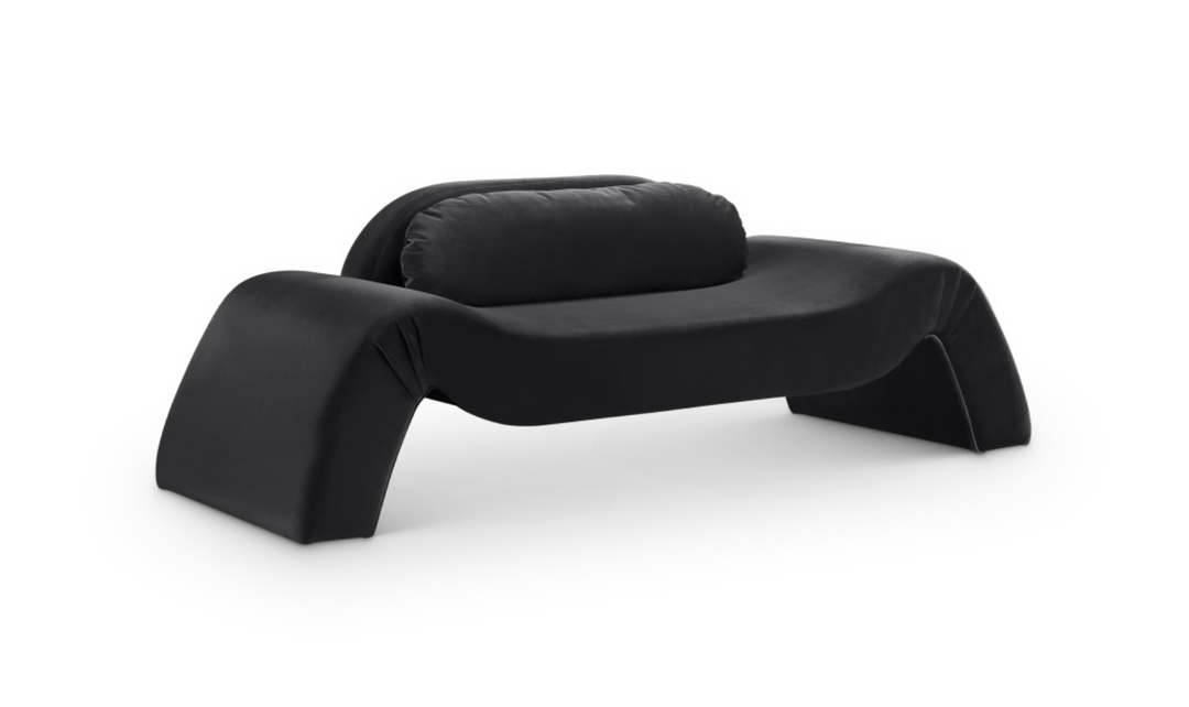 Meridian Furniture Austin Velvet Upholstered Fabric Loveseat