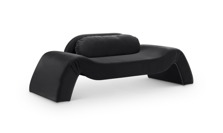 Meridian Furniture Austin Velvet Upholstered Fabric Loveseat