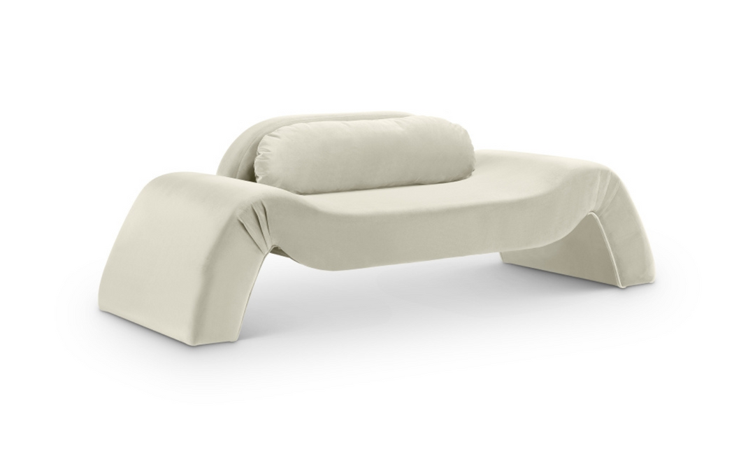 Meridian Furniture Austin Velvet Upholstered Fabric Loveseat