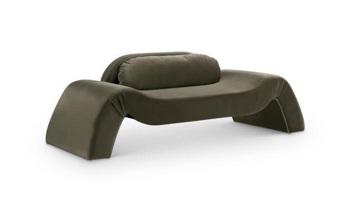 Meridian Furniture Austin Velvet Upholstered Fabric Loveseat