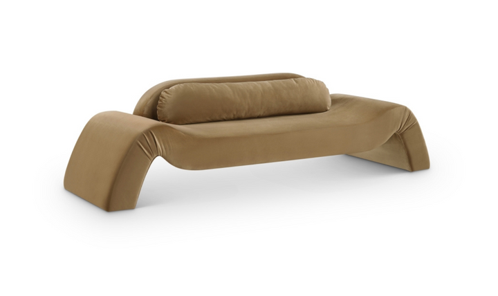Meridian Furniture Austin Velvet Fabric Upholstered Sofa