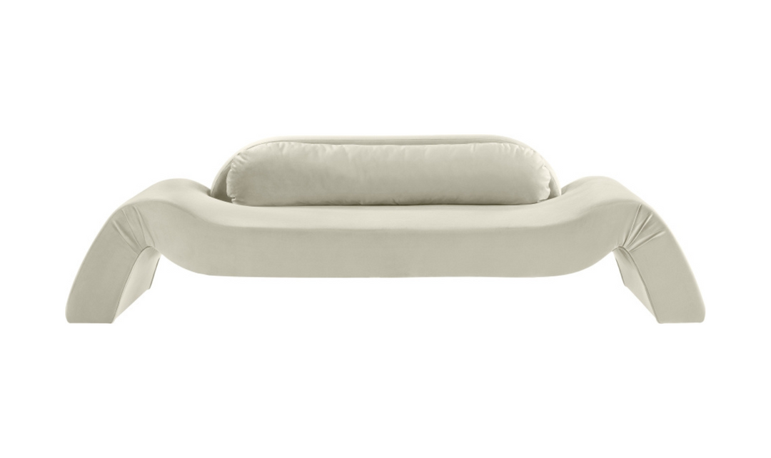 Meridian Furniture Austin Velvet Fabric Upholstered Sofa