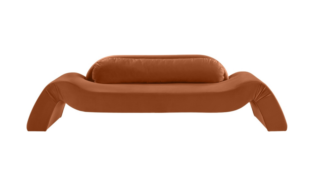 Meridian Furniture Austin Velvet Fabric Upholstered Sofa
