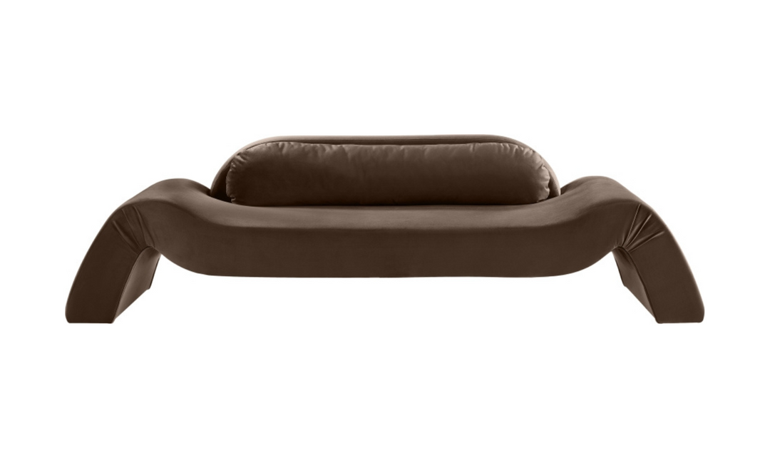 Meridian Furniture Austin Velvet Fabric Upholstered Sofa