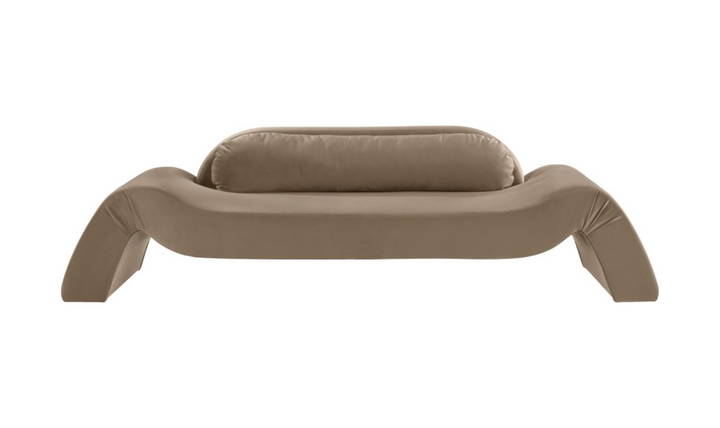 Meridian Furniture Austin Velvet Fabric Upholstered Sofa