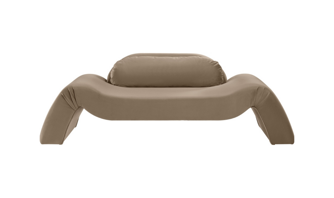 Meridian Furniture Austin Velvet Upholstered Fabric Loveseat