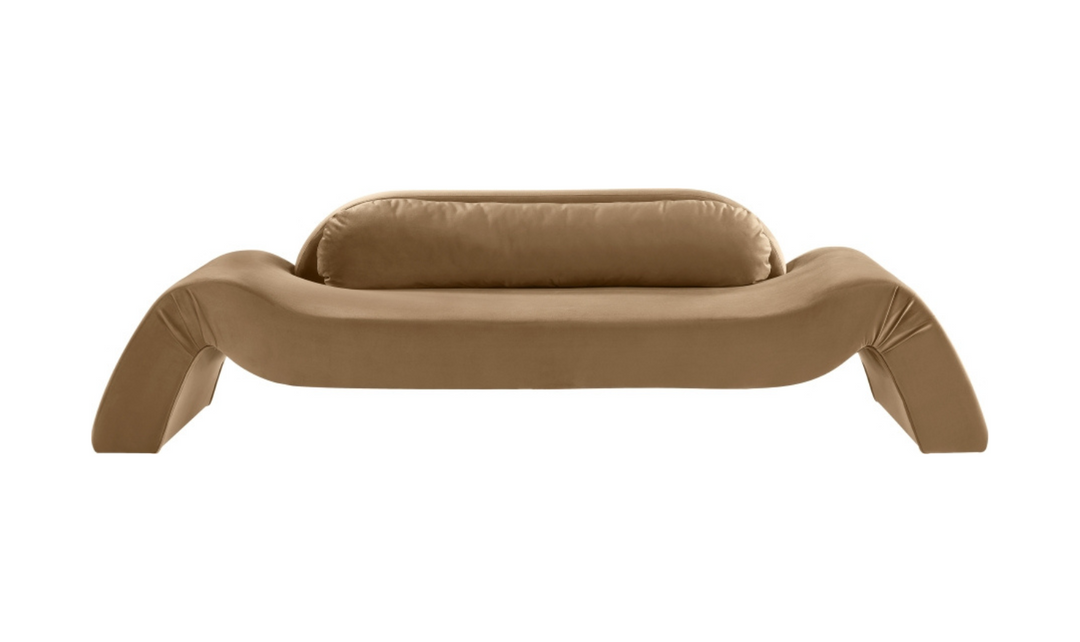 Meridian Furniture Austin Velvet Fabric Upholstered Sofa