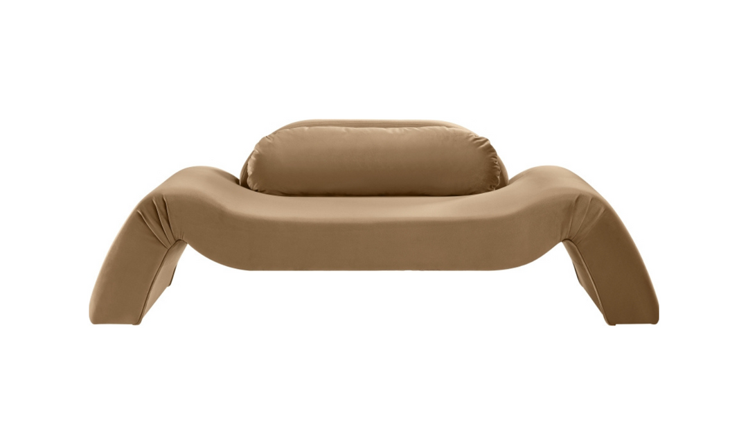 Meridian Furniture Austin Velvet Upholstered Fabric Loveseat