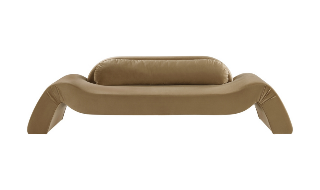 Meridian Furniture Austin Velvet Fabric Upholstered Sofa
