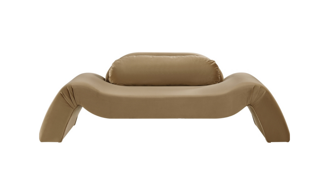 Meridian Furniture Austin Velvet Upholstered Fabric Loveseat