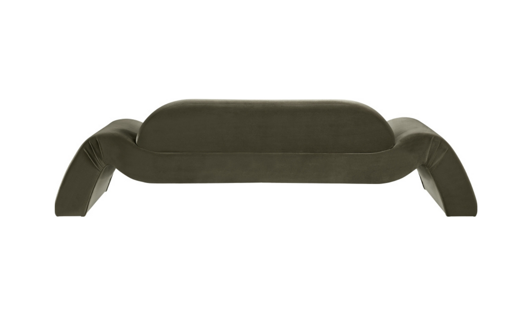 Meridian Furniture Austin Velvet Fabric Upholstered Sofa