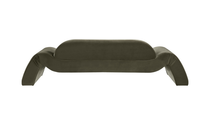 Meridian Furniture Austin Velvet Fabric Upholstered Sofa