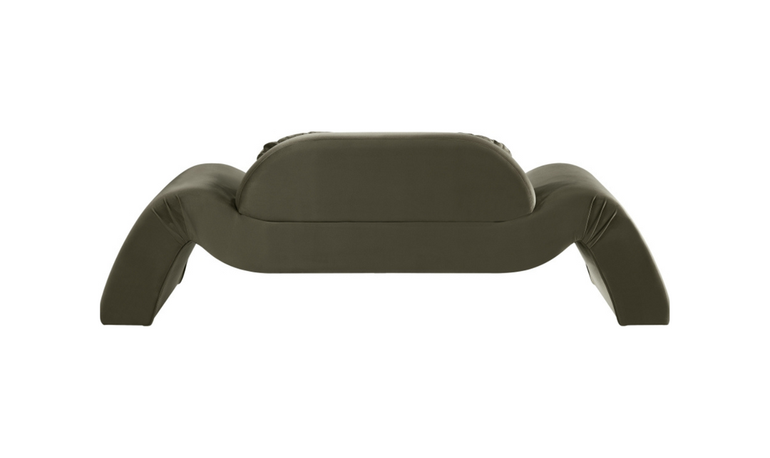 Meridian Furniture Austin Velvet Upholstered Fabric Loveseat