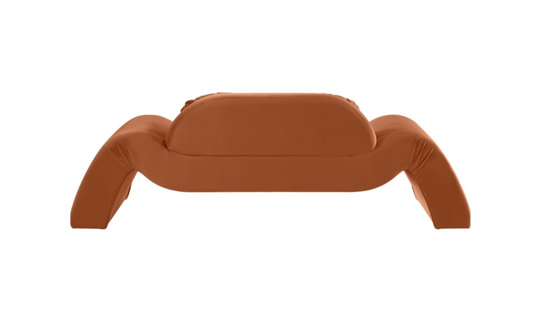 Meridian Furniture Austin Velvet Upholstered Fabric Loveseat