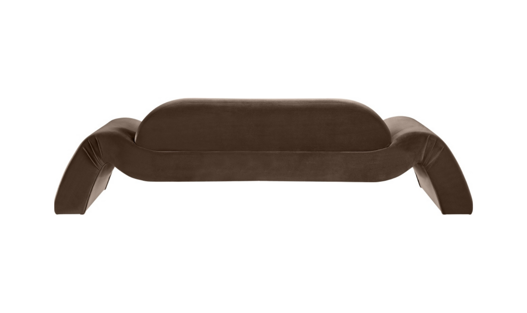 Meridian Furniture Austin Velvet Fabric Upholstered Sofa