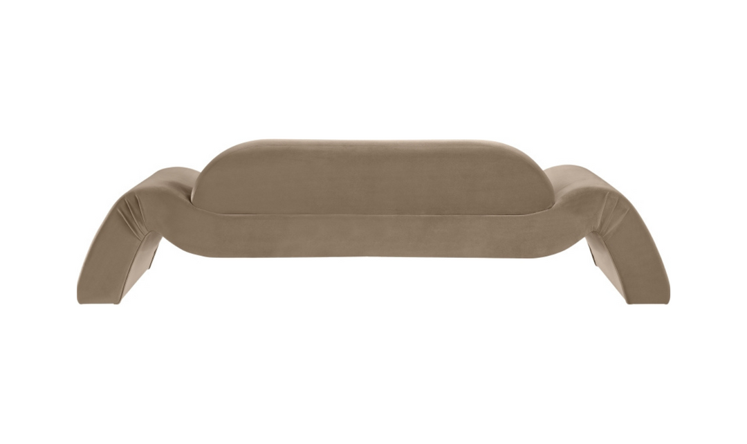 Meridian Furniture Austin Velvet Fabric Upholstered Sofa