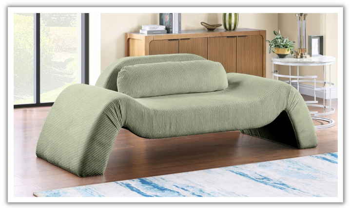 Meridian Furniture Austin Corduroy Fabric Upholstered Loveseat-jennifer furniture