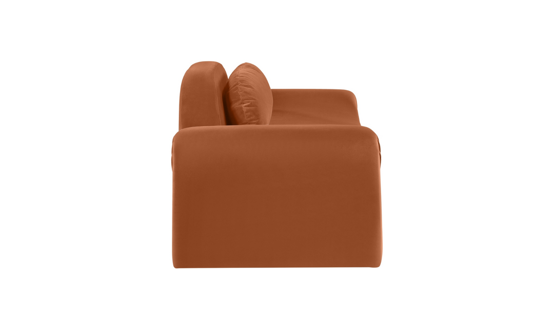 Meridian Furniture Austin Velvet Upholstered Fabric Loveseat