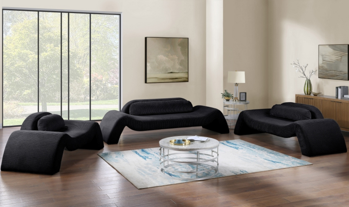 Meridian Furniture Austin Corduroy Fabric Upholstered Loveseat-jennifer furniture