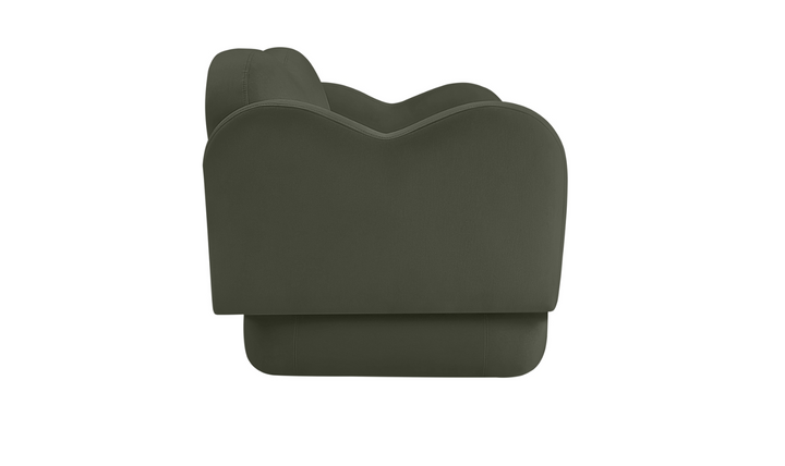 Meridian Furniture Bloom Velvet Upholstered Loveseat Sofa-Jennifer furniture