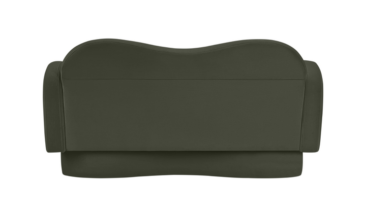 Meridian Furniture Bloom Velvet Upholstered Loveseat Sofa-Jennifer furniture