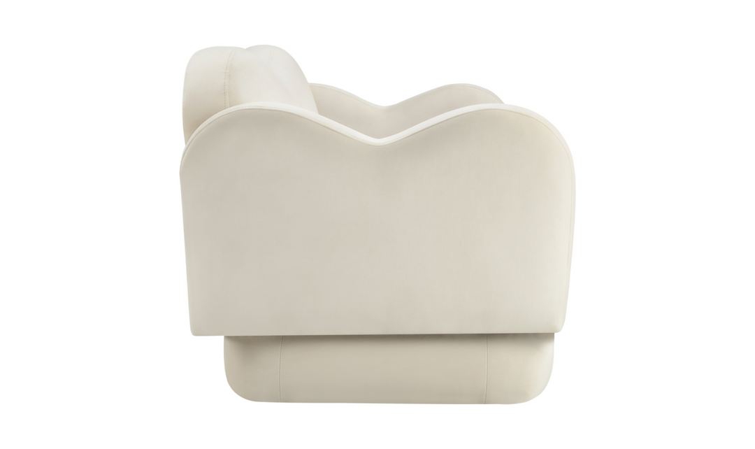 Meridian Furniture Bloom Velvet Upholstered Loveseat Sofa-Jennifer furniture