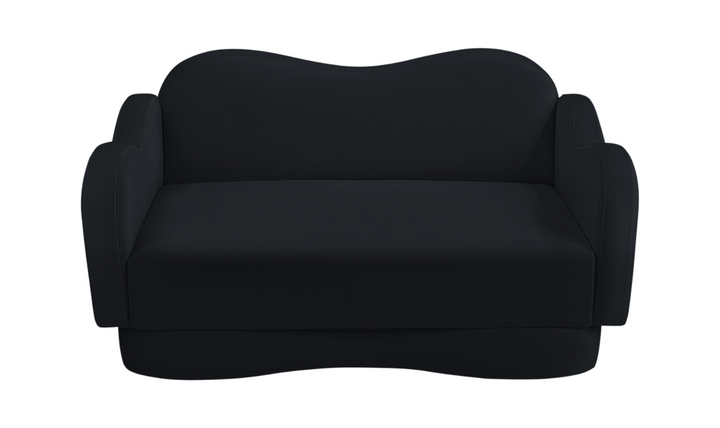 Meridian Furniture Bloom Velvet Upholstered Loveseat Sofa-Jennifer furniture