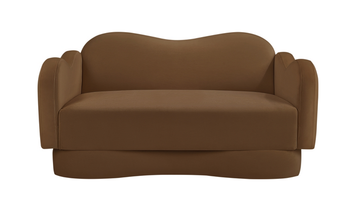 Meridian Furniture Bloom Velvet Upholstered Loveseat Sofa