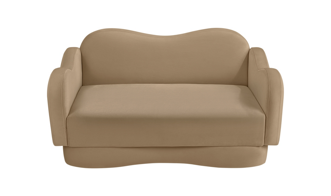 Meridian Furniture Bloom Velvet Upholstered Loveseat Sofa