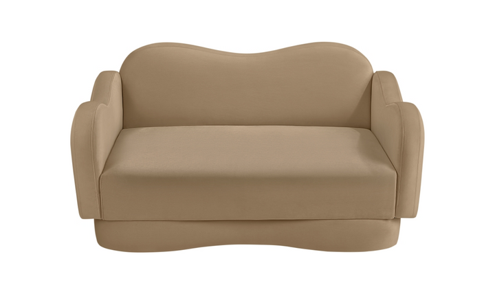 Meridian Furniture Bloom Velvet Upholstered Loveseat Sofa