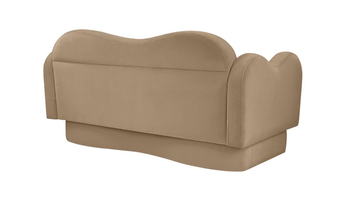 Meridian Furniture Bloom Velvet Upholstered Loveseat Sofa