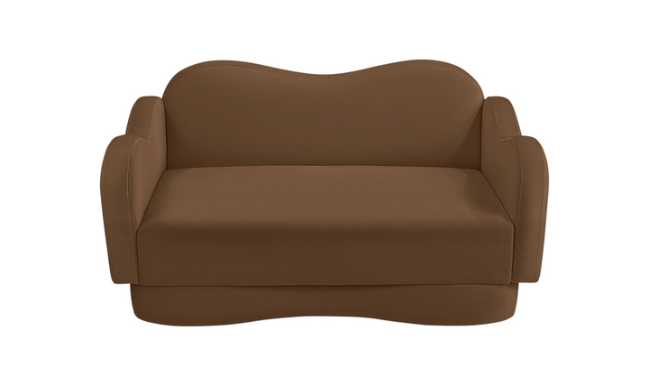 Meridian Furniture Bloom Velvet Upholstered Loveseat Sofa