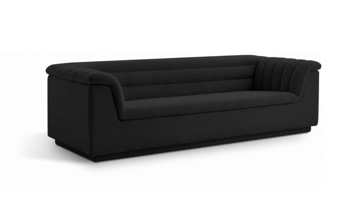Meridian Furniture Cascade Boucle Fabric Upholstered Sofa